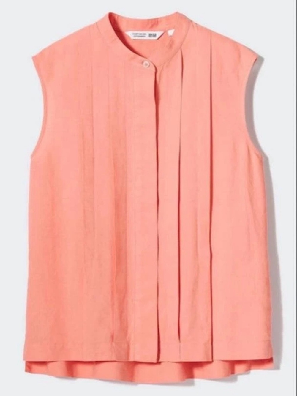 UNIQLO x COMPTOIR DES COTONNIERS Linen Blend Blouse XL Coral NWT